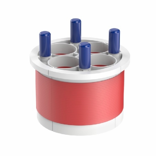 Cal Am 7440-085 Quadplex Entry Seal, 4.00 Inch  100Mm, Port 0.85 Inch  22Mm