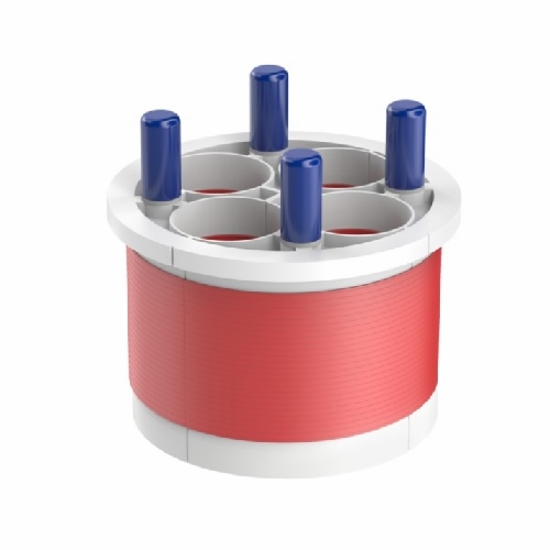 Cal Am 7440-095 QUADPLEX ENTRY SEAL, 4.00 inch 100mm, PORT 0.95 inch 24mm