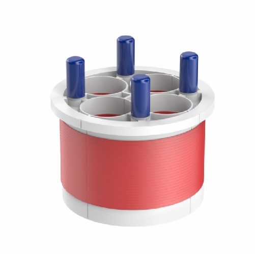 Cal Am 7450-080 Quadplex Entry Seal, 5.00 Inch  125Mm, Port 0.80 Inch  21Mm