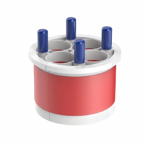 Cal Am 7450-125 Quadplex Entry Seal, 5.00 Inch  125Mm, Port 1.25 Inch  32Mm