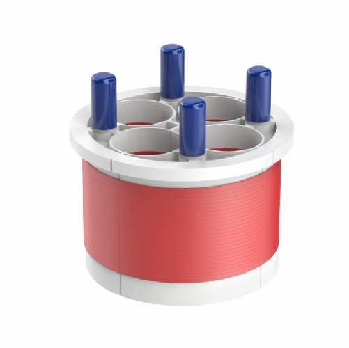 Cal Am 7450-170 Quadplex Entry Seal, 5.00 Inch  125Mm, Port 1.70 Inch  43Mm