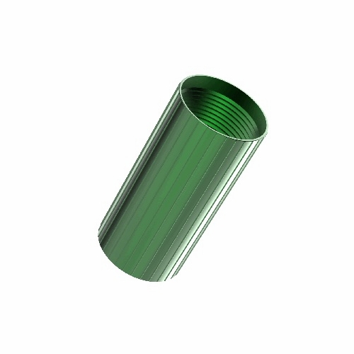 Cal Am JM-COU-11CP157U ALUMINUM COUPLER, 1.125 inch  29mm, REVERSE-THREADED, GREEN