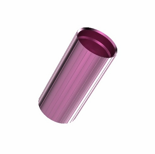 Cal Am JM-COU-12CP166SB ALUMINUM COUPLER, 1.25 inch 32mm, BARBED, BURGUNDY