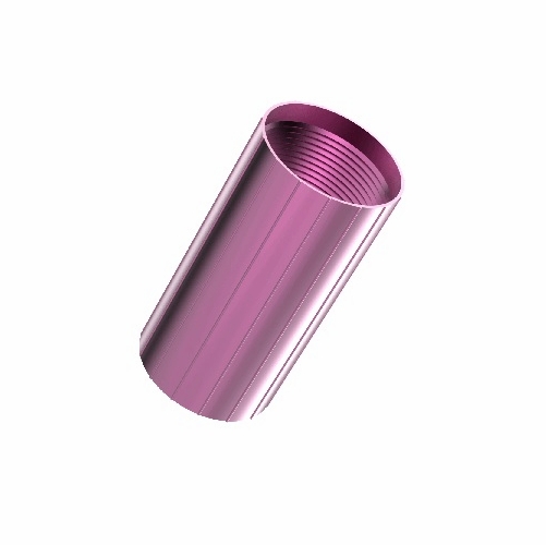 Cal Am JM-COU-12CP170U ALUMINUM COUPLER, 1.25 inch 32mm, REVERSE-THREADED, BURGUNDY