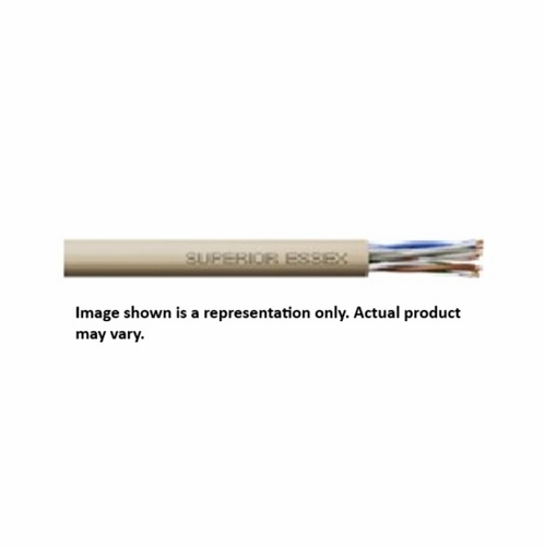 CAT3 4PR 24AWG BEIGE INDOOR/OUTDOOR CMX CABLE BOX OF 1000 FT
