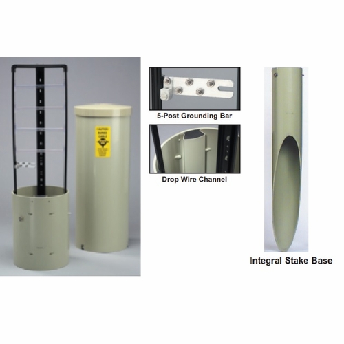 CHARLES BD7-I 14 inch PEDESTAL W/ S BRACKET & INTEGRAL STAKE