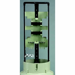 CHARLES BDO4-EG 8 inch  PEDESTAL EXTENDED CAPACITY SPLIT BASE G  BRACKET (FIBER ONLY), BOND BAR