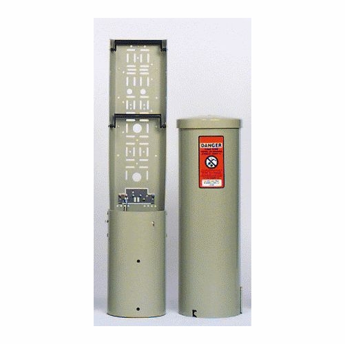 CHARLES CPLM10-IC 10" Pedestal, intergral stake base, Magnum backboard, offset terminal ground