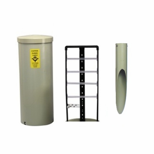 CHARLES CPLS12-I 12 inch ROUND PVC PEDESTAL *** SOLD IN PACKS OF 9 ***