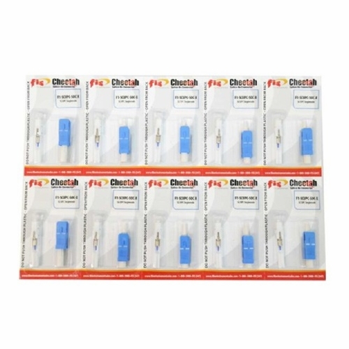 CHEETAH F1SCUPCSOC10 SCUPC SM SOC 900UM WHITE PK 10