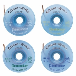 Chemtronics 2-100L Chem-Wik Rosin The fast, safe rosin flux desoldering braid for removing solder f