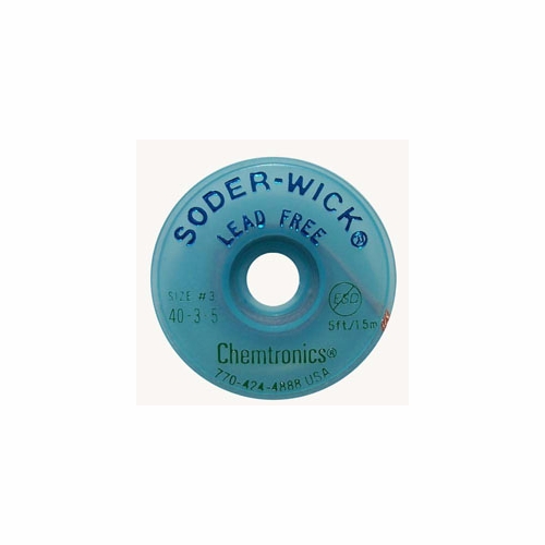 Chemtronics 40-3-10 Soder-Wick Lead-Free Sd The Fastest, Safest Desoldering Braid Specifically For