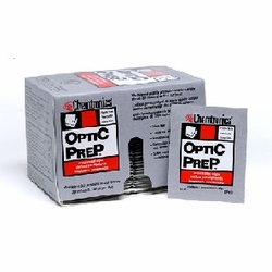 CHEMTRONICS CP410 OPTIC PREP WIPES PREMOIST BOX OF 50 4 X8 1/2 INCHES WIPES