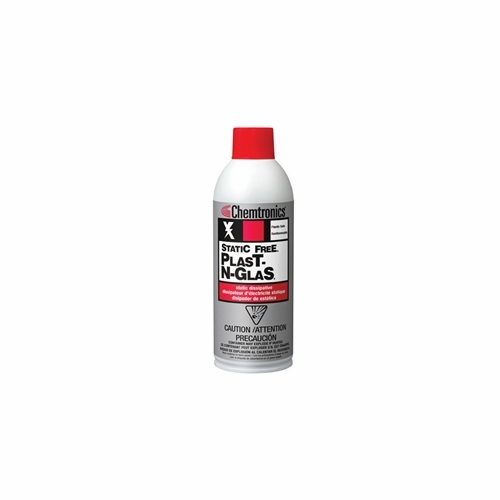 Chemtronics ES1668 Static Free Plast-N-Glas The non-streaking static dissipative cleaner for trans