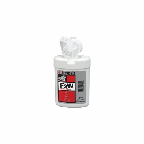 Chemtronics Fsp100Dry Fsw™ Fusion Splice Wipe The Versatile Dry Wipe In A Convenient Hand-Sized Tub.