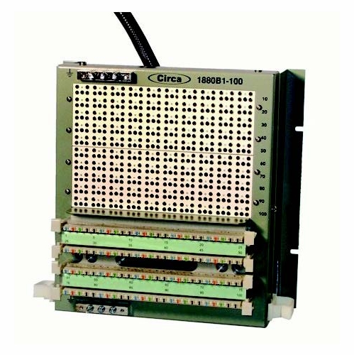 CIRCA 1880B1-100K 25 foot STUB/110 100PR W/O MODULES BUILDING TERMINAL
