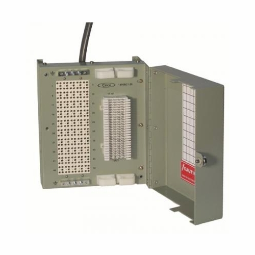 CIRCA 1890BC1-50A STUB IN 66 BLOCK OUT WITH COVER WITHOUT MODULES BUILDING TERMINAL