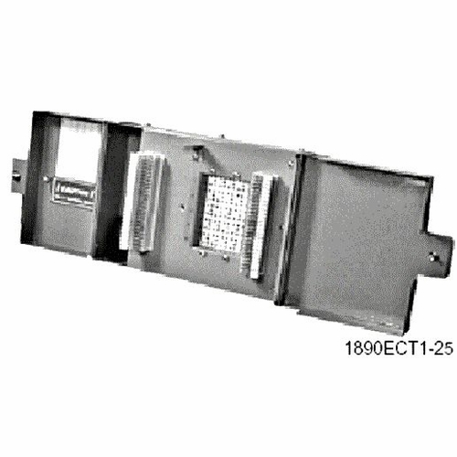CIRCA 1890ECT1-25 66/66 25 PR WITH COVER & SPLICE-CHAMBER BUILDING TERMINAL