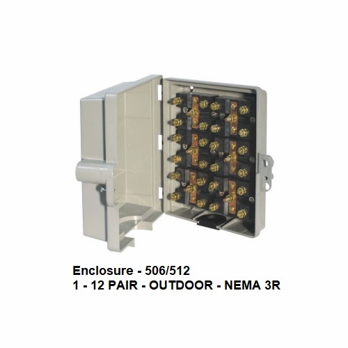 CIRCA 512-D240 Digital Loaded Protector Enclosure(12pr)