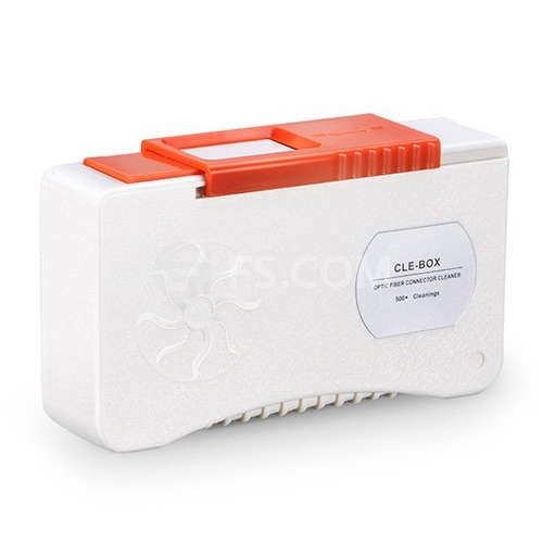 CLE-BOX FIBER OPTIC CASSETTE CLEANER FOR LC/SC/FC/ST/MU/D4/DIN CONNECTORS 500 CLEANS