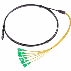 Commscope Mhd-Acc-F12J Plug Fiber Test Cable Assembly, Hmfoc Jack/Non-Pinned/Female To 12 Sc