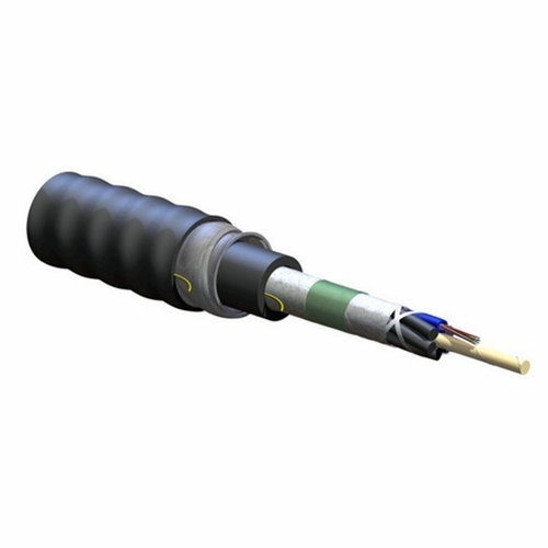 CORNING 012EUZ-T4101DAN 12 FIBER INDUSTRIAL LSZH GEL FREE SINGLE JACKET ARMOURED PER 1000 FOOT