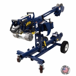 Current Tool 100 10,000 Lb. Two Speed Cable Puller W/Mobile Carriage And Rotaboom Upc 811993025341