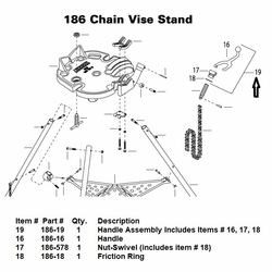 Current Tool 186-19 Handle Assembly Upc 811993024788