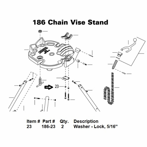 Current Tool 186-23 Washer, Lock - 5/16 Inch  Upc 811993024832
