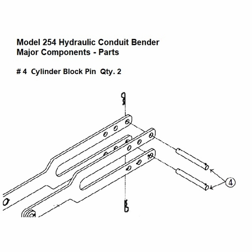 Current Tools 254-148 Clylinder Block Pin
