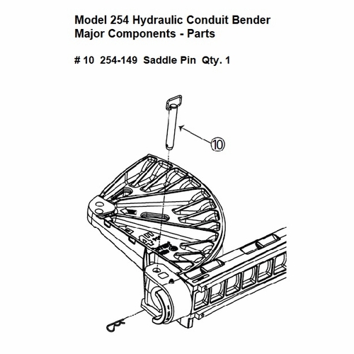 Current Tools 254-149 Saddle Pin