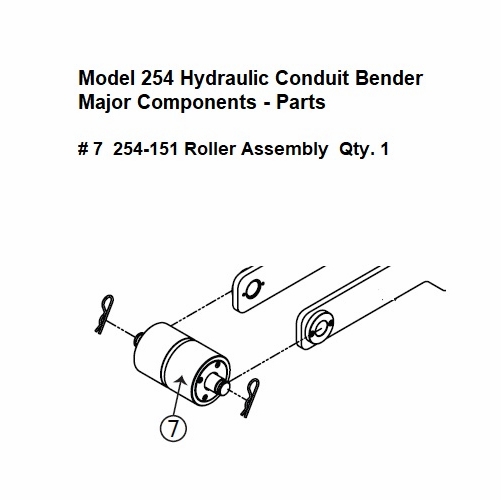 Current Tools 254-151 Roller Assembly