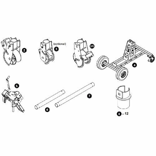 Current Tools 100LP Rotaboom™Mobile Carriage upc 811993026072