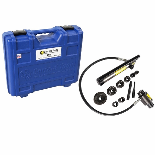 Current Tools 152 1/2 inch -2 inch STANDARD HYDRAULIC KNOCKOUT SET