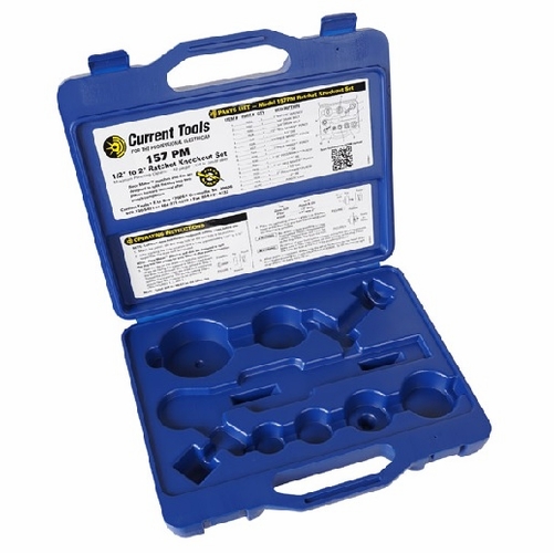 Current Tools 157-PC Plastic Case, parts for knockout sets
