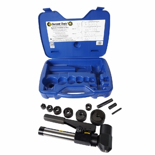 Current Tools 179PM 1/2 inch -2 inch PIECE MAKER�&trade; SET 90� with punches and dies