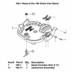 Current Tools 186-1 Head upc 811993024597