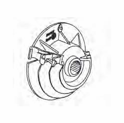 Current Tools 2-1301 1/2 inch thru 1 1/4 inch Rigid & IMC Bending Shoe for conduit bender