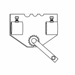 Current Tools 280-2 Hand Crank Unit for cable benders