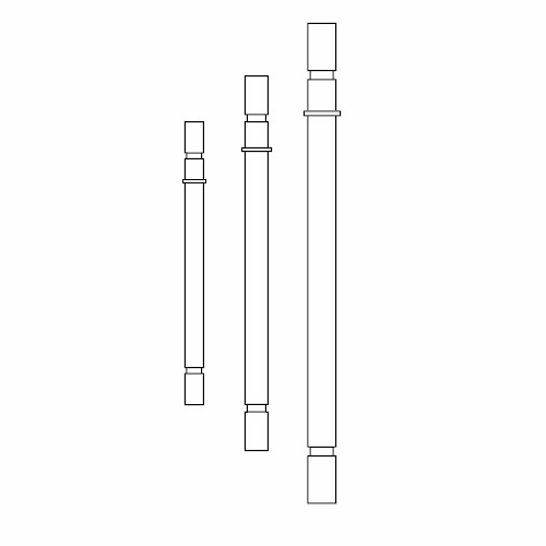 Current Tools 280-8 Support pin - 1 1/2 inch for cable benders