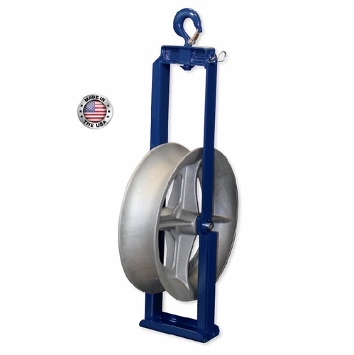 Current Tools 424EZ 24 inch EZ Load Hook Type Sheave (4,000 LB. Capacity) upc 811993025273