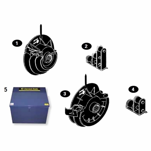Current Tools 700P-DL 1/2 inch -2 inch 40 mil PVC Coated Rigid Shoe Group upc 811993025143