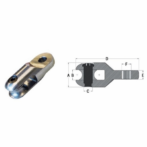 DCD 00522-020A Rope-swivel Connector without Sheave max 5/8 inch 15,000 lb