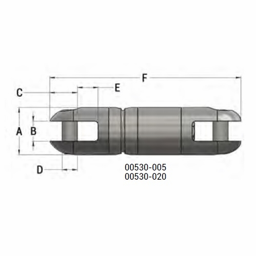 Dcd 00530-005 Min-E-Max Breakaway Connector 5/8 Inch  Dia.