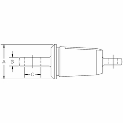 DCD 00604-075 Innerduct Pulling Eye 3/4 inch Duct Lug Style
