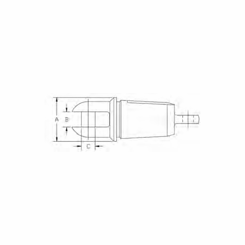 DCD 00605-100 Innerduct Mini-Might 1 Inch  Duct Clevis Style