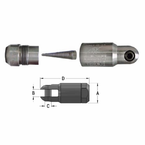 DCD 24100-035C Power-grip Pulling Eye - Compact 350 MCM Clevis Style