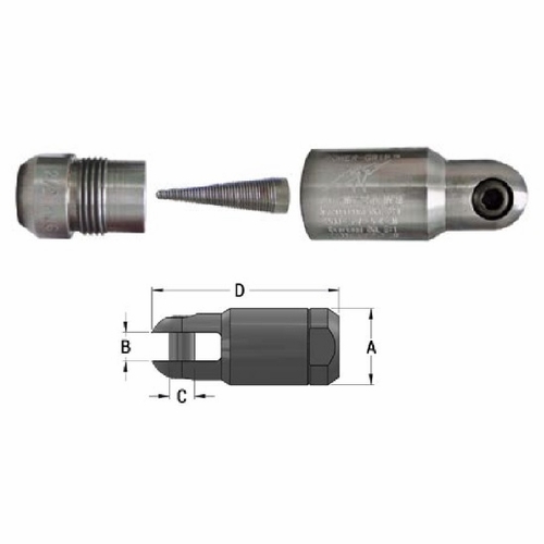 DCD 24100-075C Power-grip Pulling Eye 750 MCM Compact Clevis Style