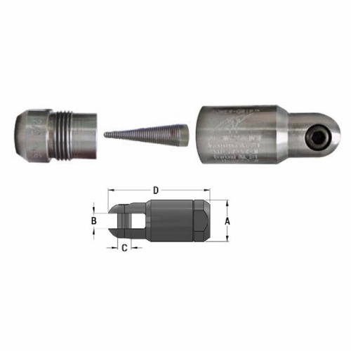 DCD 24100-125 Power-grip Pulling Eye 1250 MCM Clevis Style