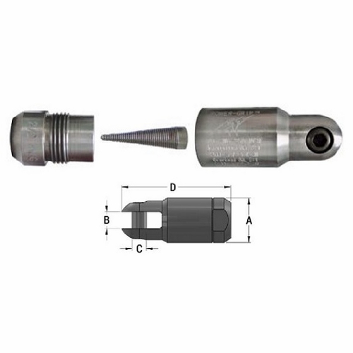 DCD 24100-175 Power-grip Pulling Eye 1750 MCM Clevis Style